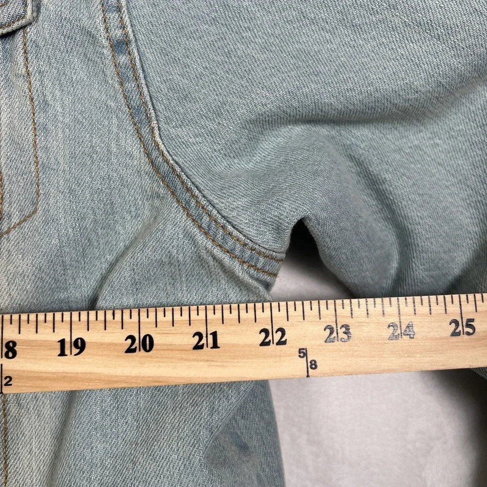 Brooklyn Cloth Light Blue Sherpa Lined Denim Button Up Jean Jacket Men's‎ Size L